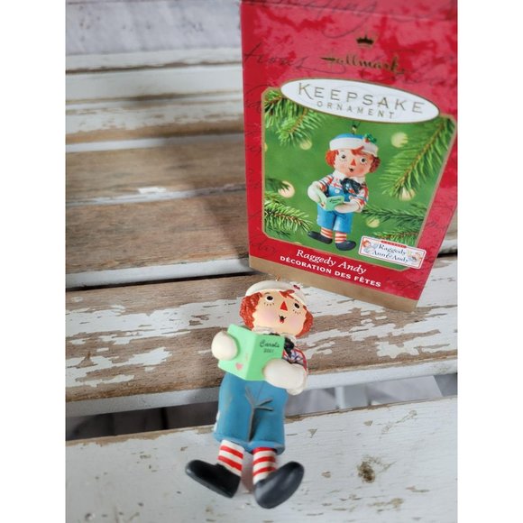 Hallmark raggedy Andy 2001 ornament Xmas holiday t - Picture 1 of 6